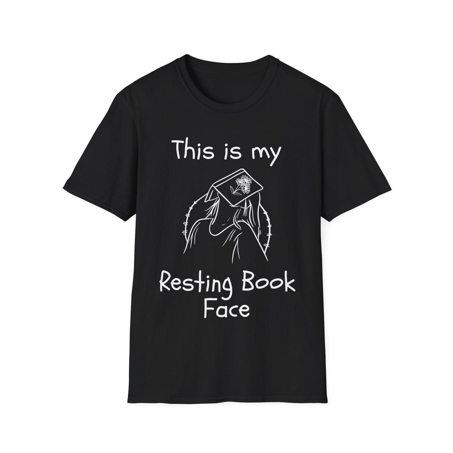 Resting Book Face T-Shirt