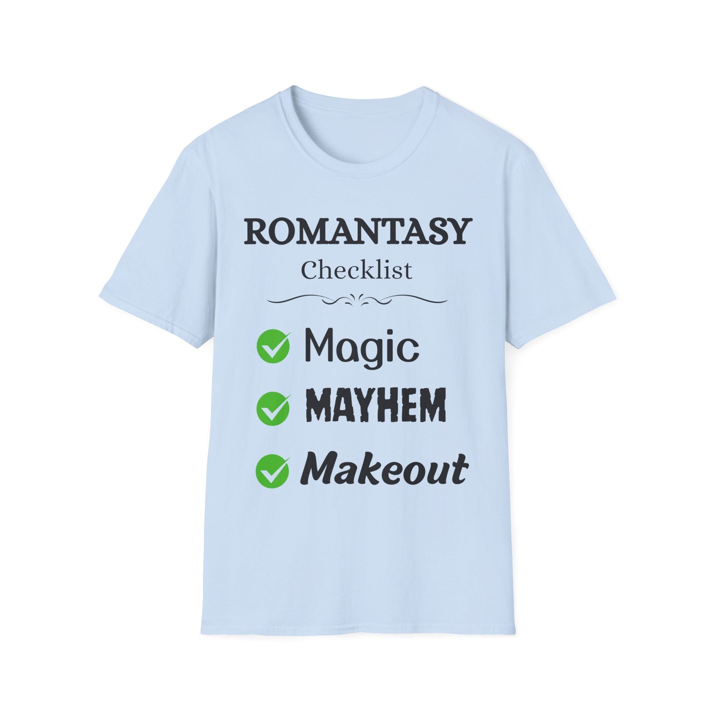 Romantasy Checklist T-Shirt