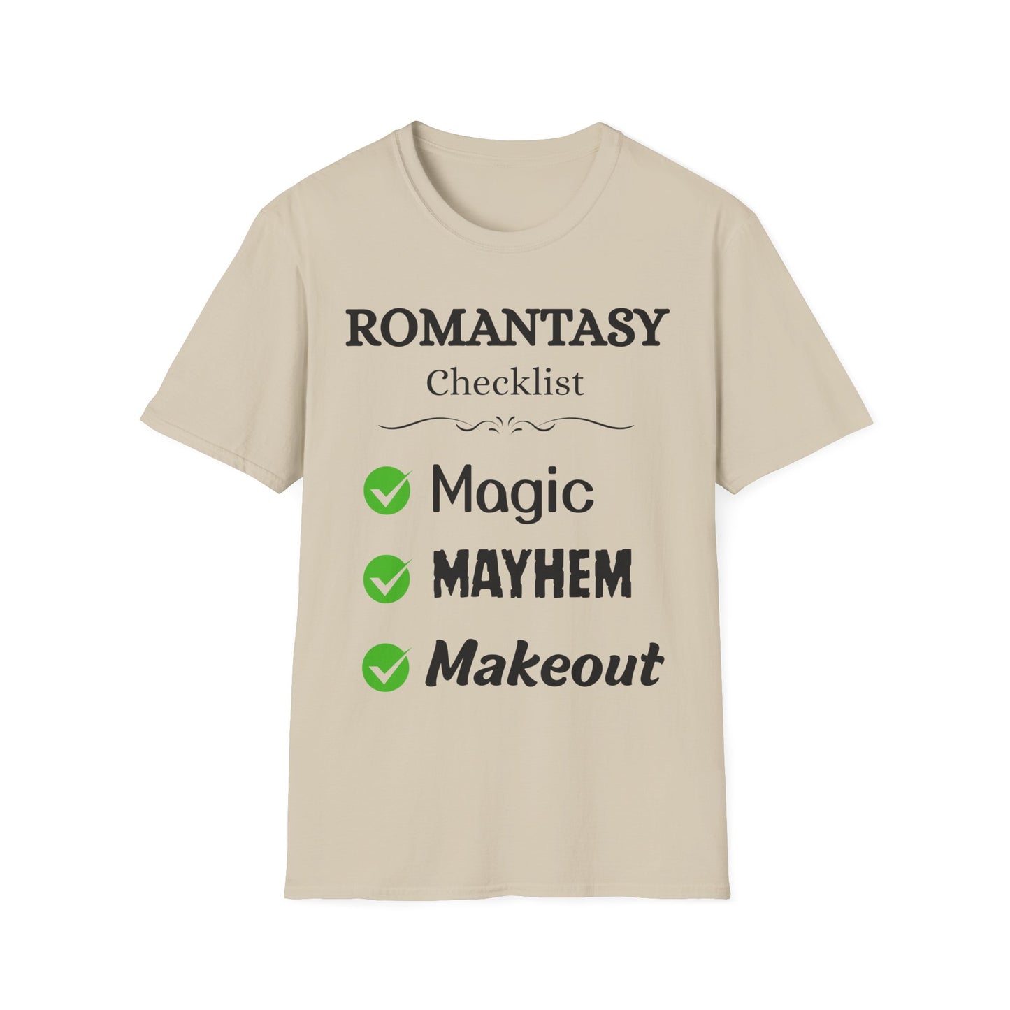 Romantasy Checklist T-Shirt