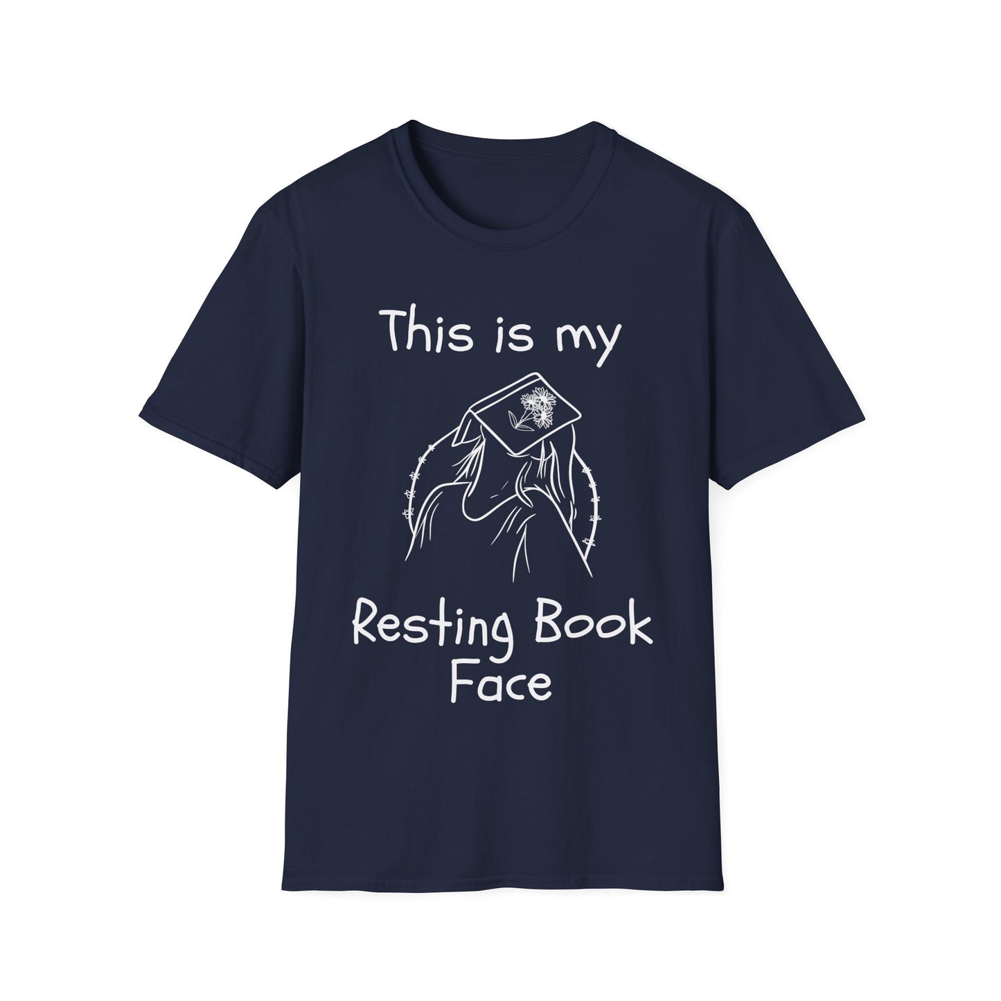 Resting Book Face T-Shirt