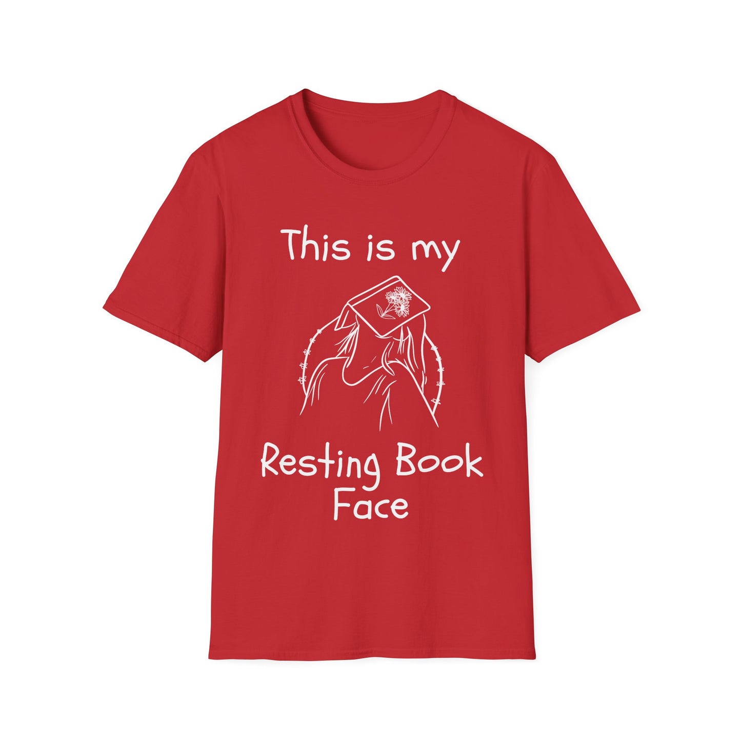 Resting Book Face T-Shirt