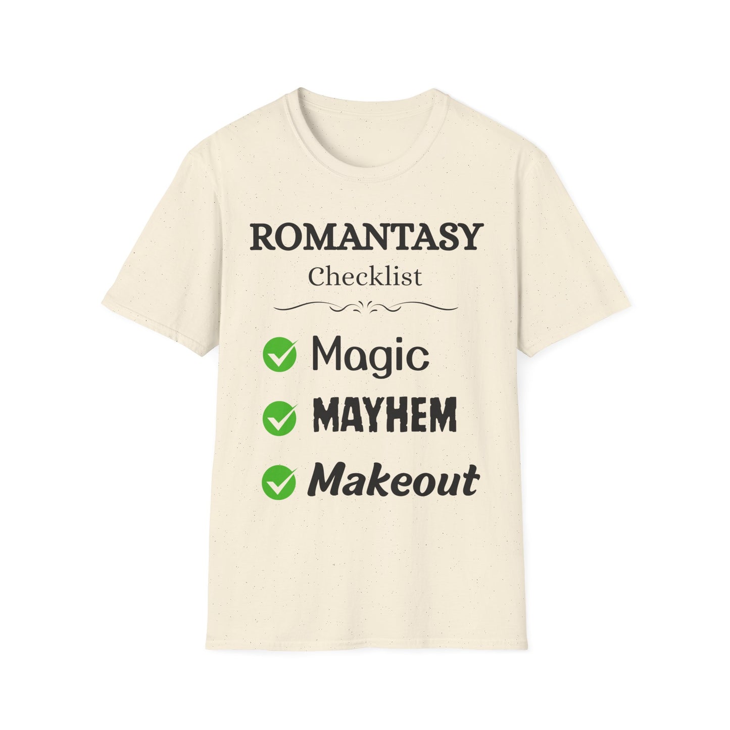 Romantasy Checklist T-Shirt